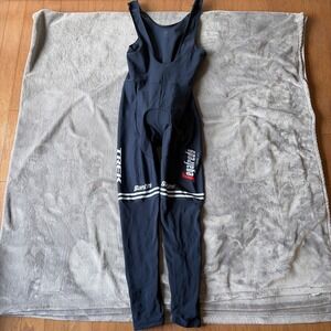 Santini Trek-Segafredo Cycling Bib Shorts Sz XL Made In Italy Padded